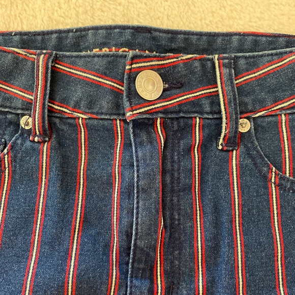American Eagle Stripped Mini Skirt - Picture 3 of 14